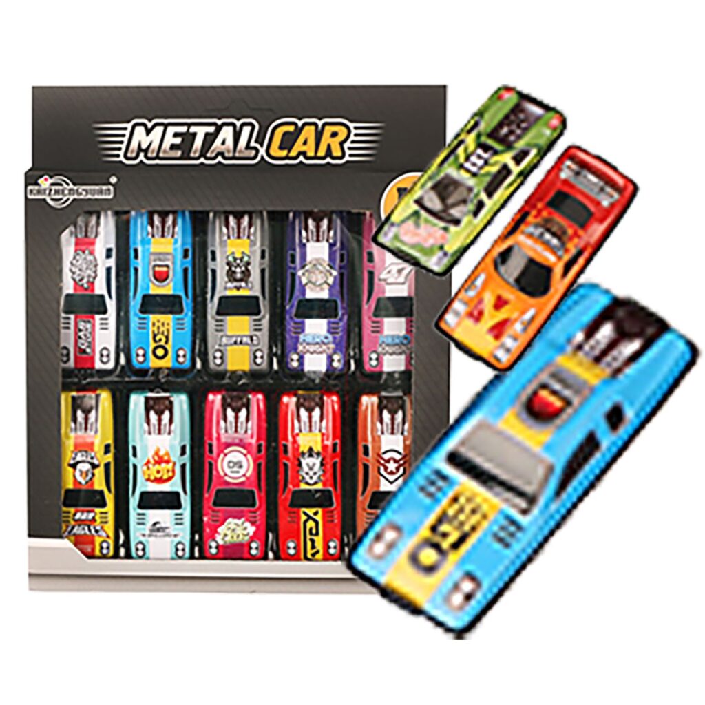 Αυτοκινητάκια Μεταλλικά Free Wheels 10τεμ 17x17cm ToyMarkt 902393 - 1 τεμ.