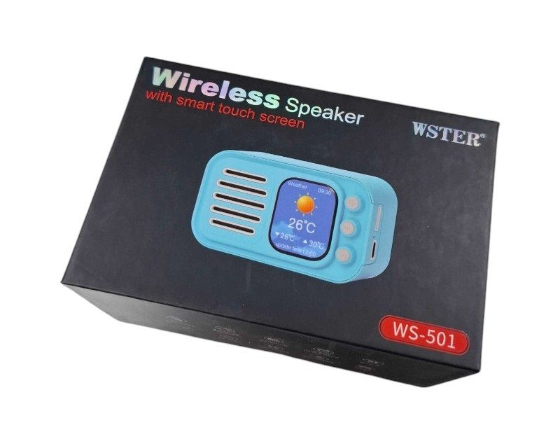 Ασύρματο ηχείο Bluetooth με οθόνη - WS-501 - 811788 - Black - Image 2