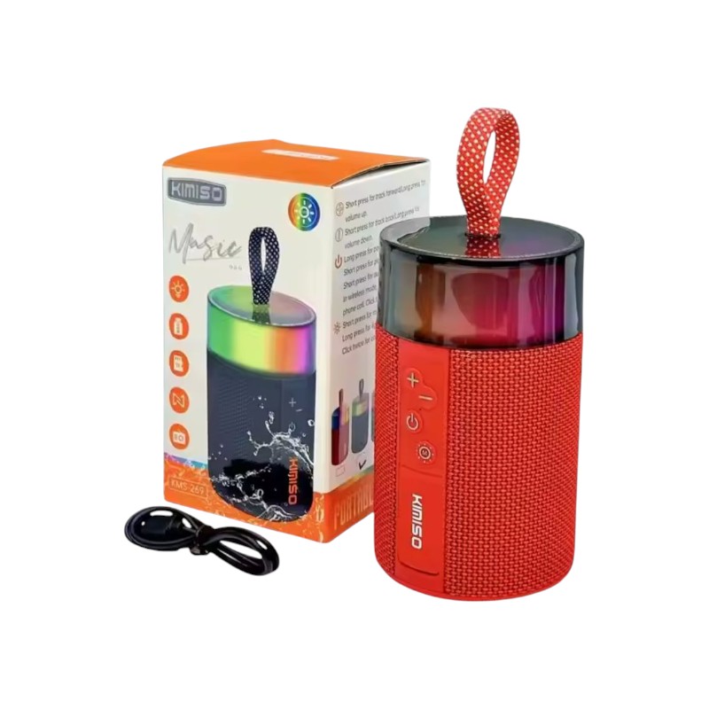 Ασύρματο ηχείο Bluetooth - KMS-269 - 260820 - Red
