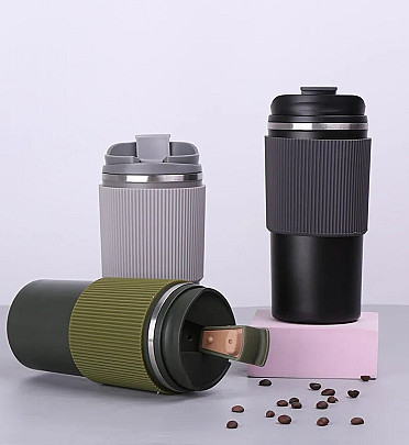 Φορητό παγούρι-θερμός - 500ml - 413388 - Light Brown - Image 2