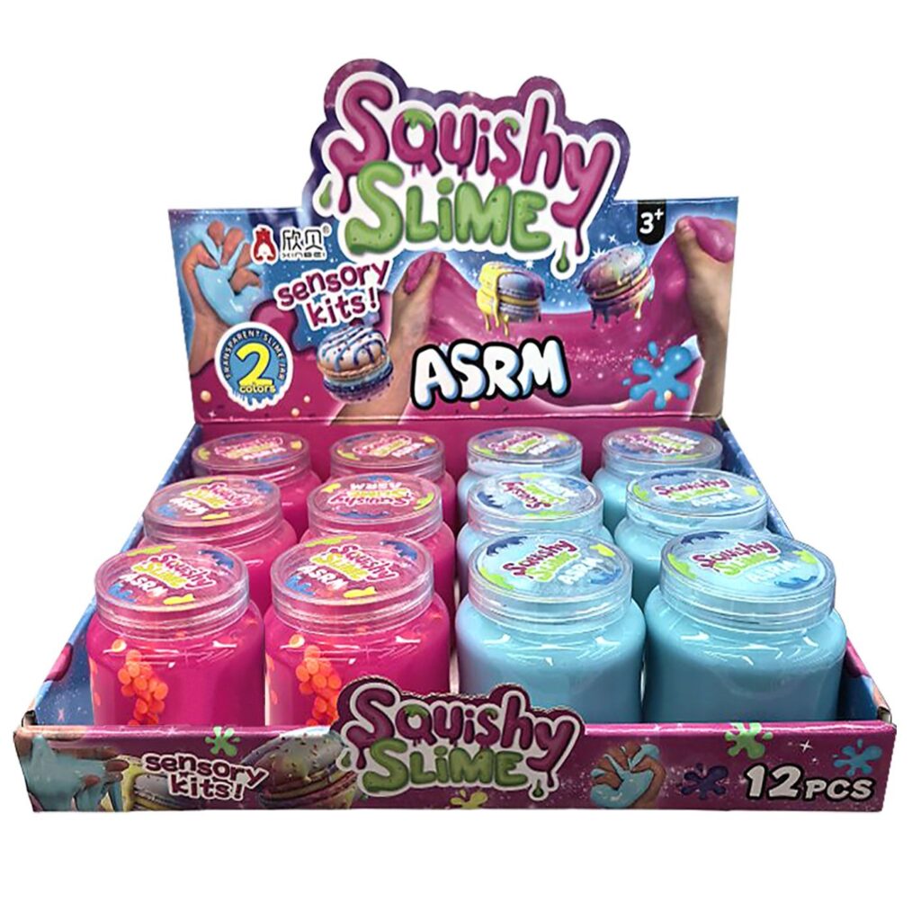 Χλαπάτσα Γλειώδης Μάζα Squishy Slime 250g net ToyMarkt 913712 - 12 τεμ.