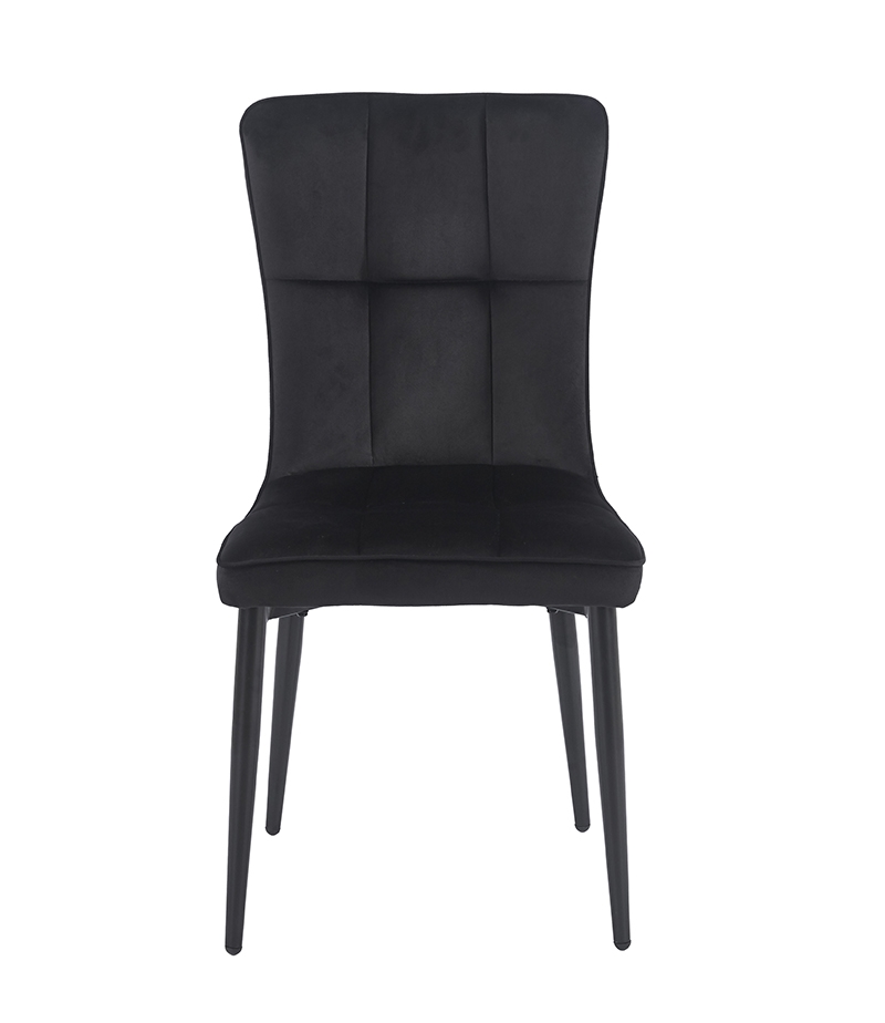 SELIN BLACK VELVET ΥΦΑΣΜΑ ΚΑΡΕΚΛΑ ΜΕΤΑΛΛΙΚΗ 46X54X91εκ. - Image 2