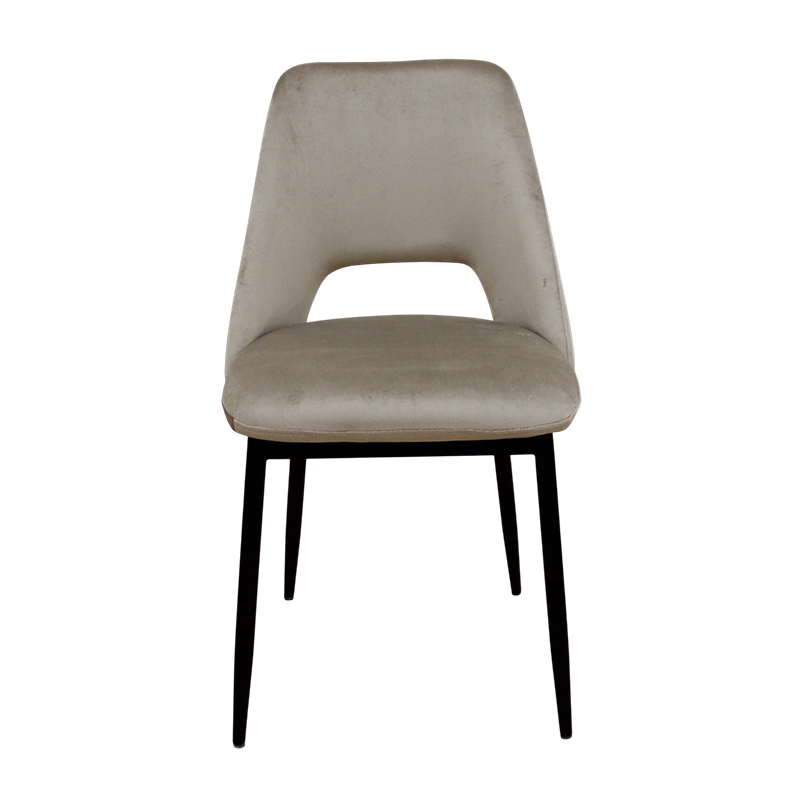 MADISON CAPPUCCINO VELVET ΥΦΑΣΜΑ ΚΑΡΕΚΛΑ ΜΕΤΑΛΛΙΚΗ 45X54X83εκ. - Image 2