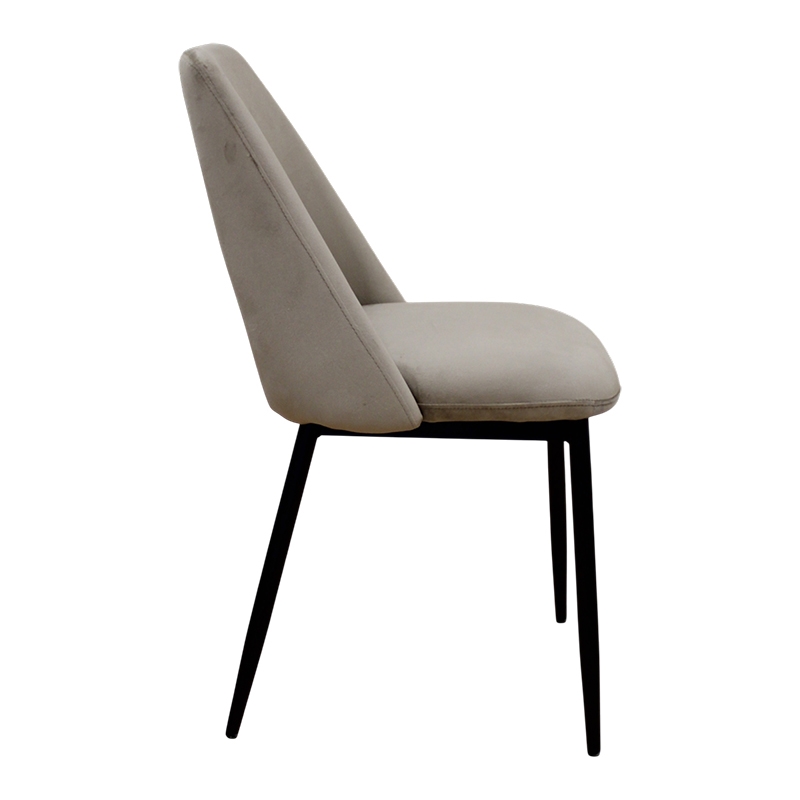 MADISON CAPPUCCINO VELVET ΥΦΑΣΜΑ ΚΑΡΕΚΛΑ ΜΕΤΑΛΛΙΚΗ 45X54X83εκ. - Image 3