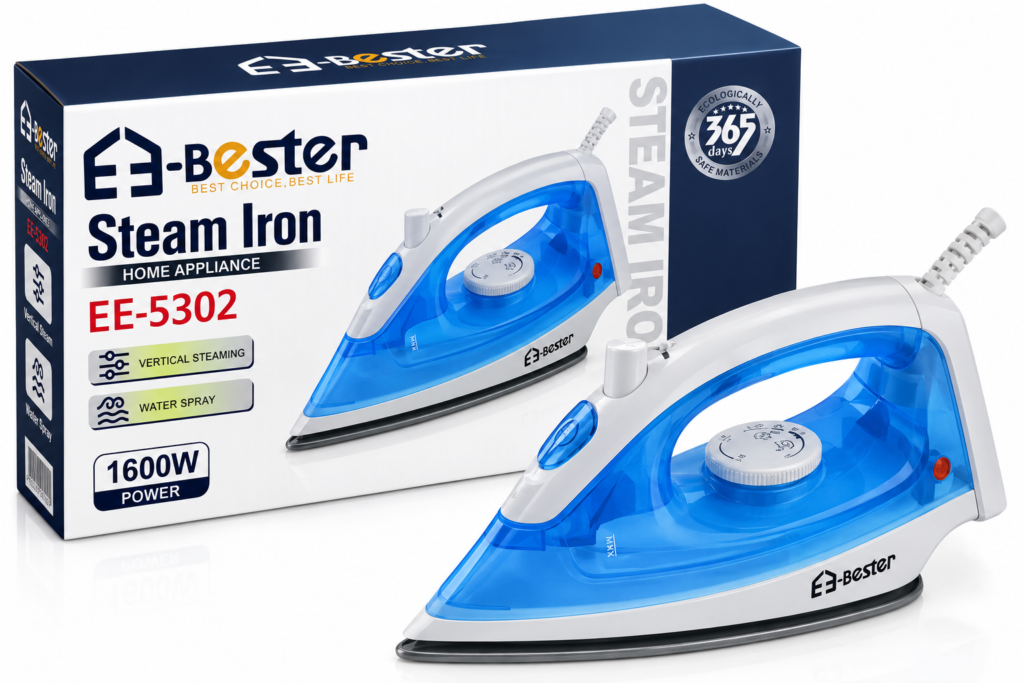 Bester EE-5302 Σίδερο 1600W με σπρέι ψεκασμού [30501551] - 1 τεμ.