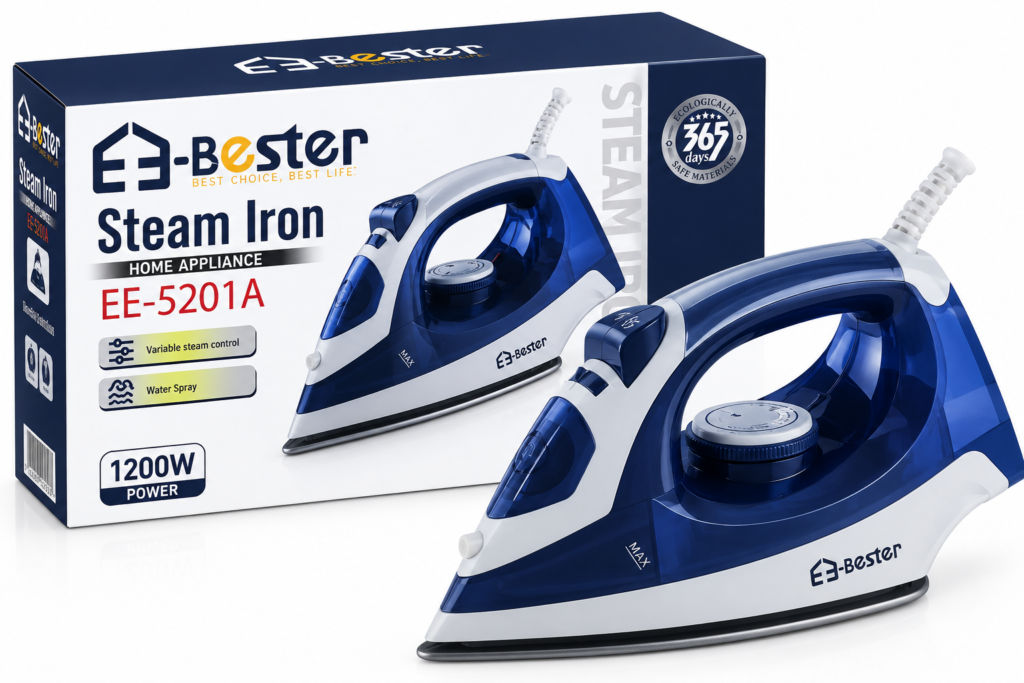 Bester EE-5201A Σίδερο 1200W με σπρέι ψεκασμού [30501552] - 1 τεμ.