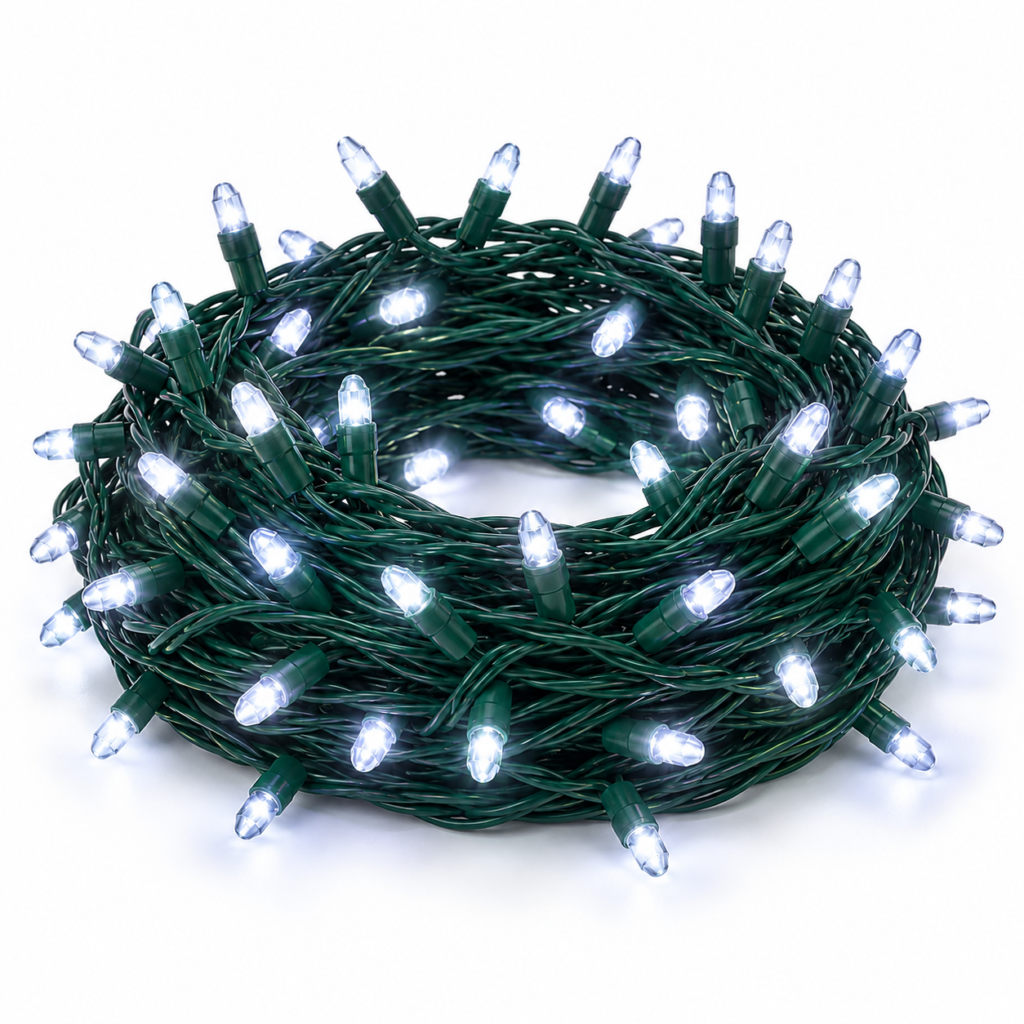 100 λαμπάκια led ψυχρό λευκό, 8 προγράμματα [70110059] - 2 τεμ.